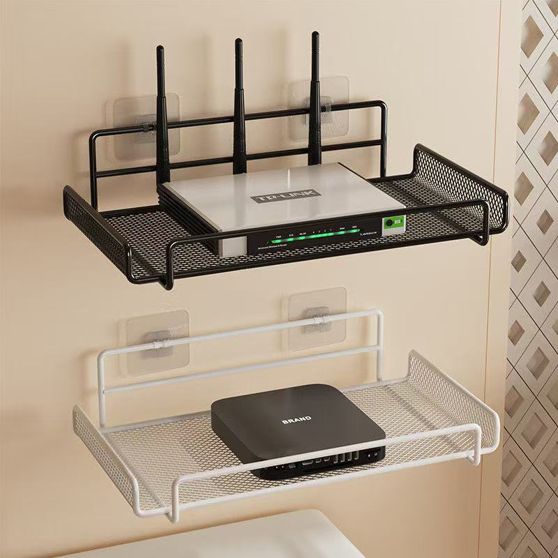 Home Edit Bathroom Storage - Stainless Steel Wall-Mounted Router Shelf No