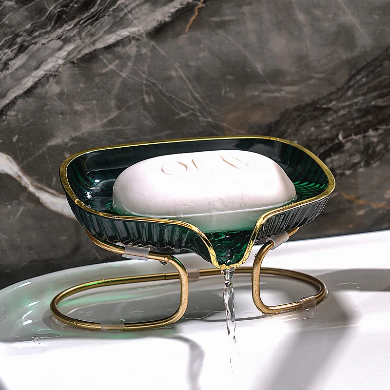 Home Edit Bathroom Storage - Gold Edged Toilet Soap Drain Box