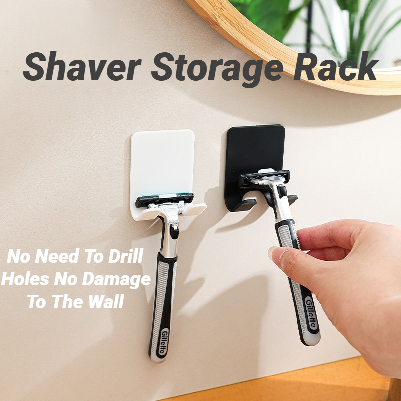 Home Edit Bathroom Storage - Storage Rack Hook Organizer Razor Shaver