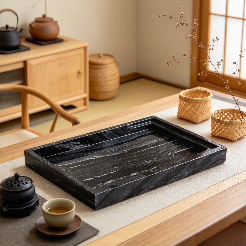 Marble Vanity Tray Bathroom Or - огляд і ціна Home Bathroom Organizer