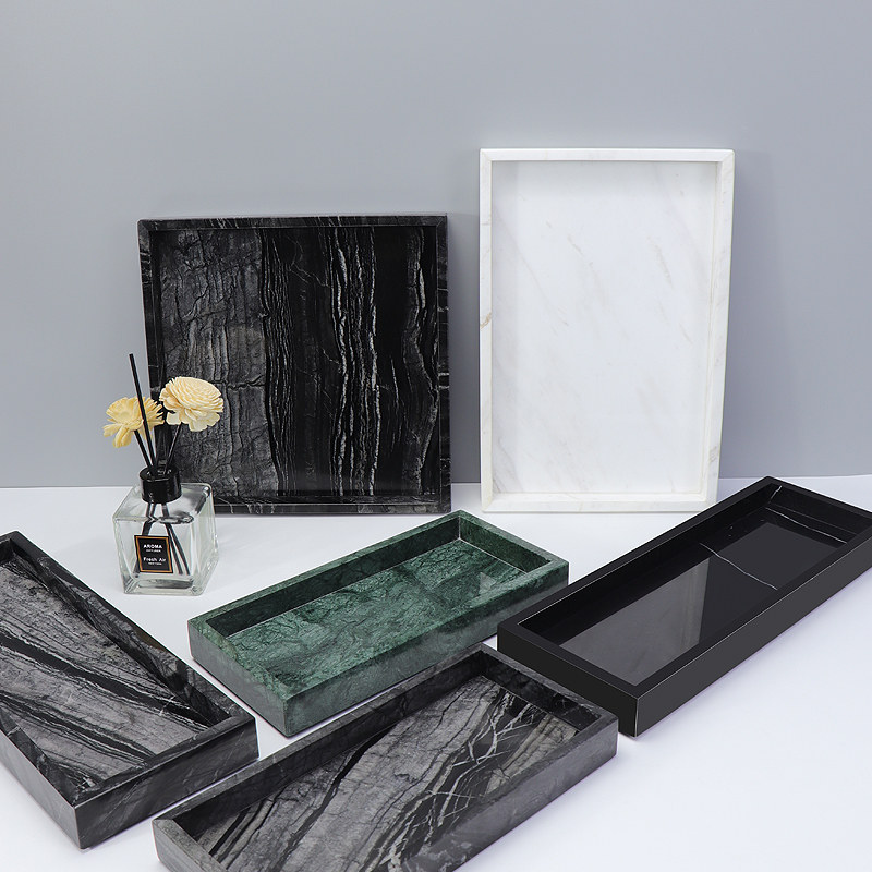 Marble Vanity Tray Bathroom Or - огляд і ціна Home Bathroom Organizer