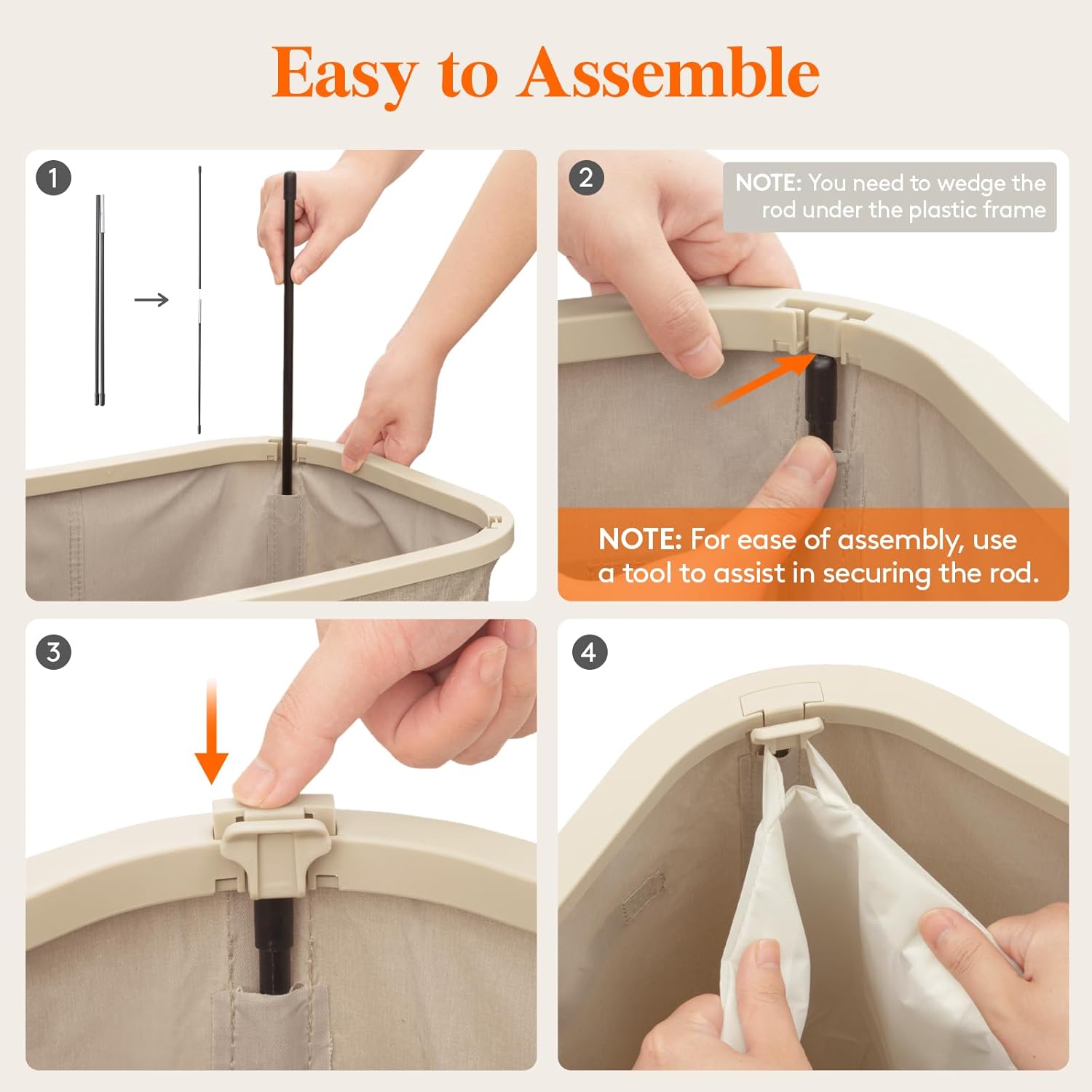 Extra Large Plastic Laundry Ba - огляд і ціна Home Essentials Bathroom Storage