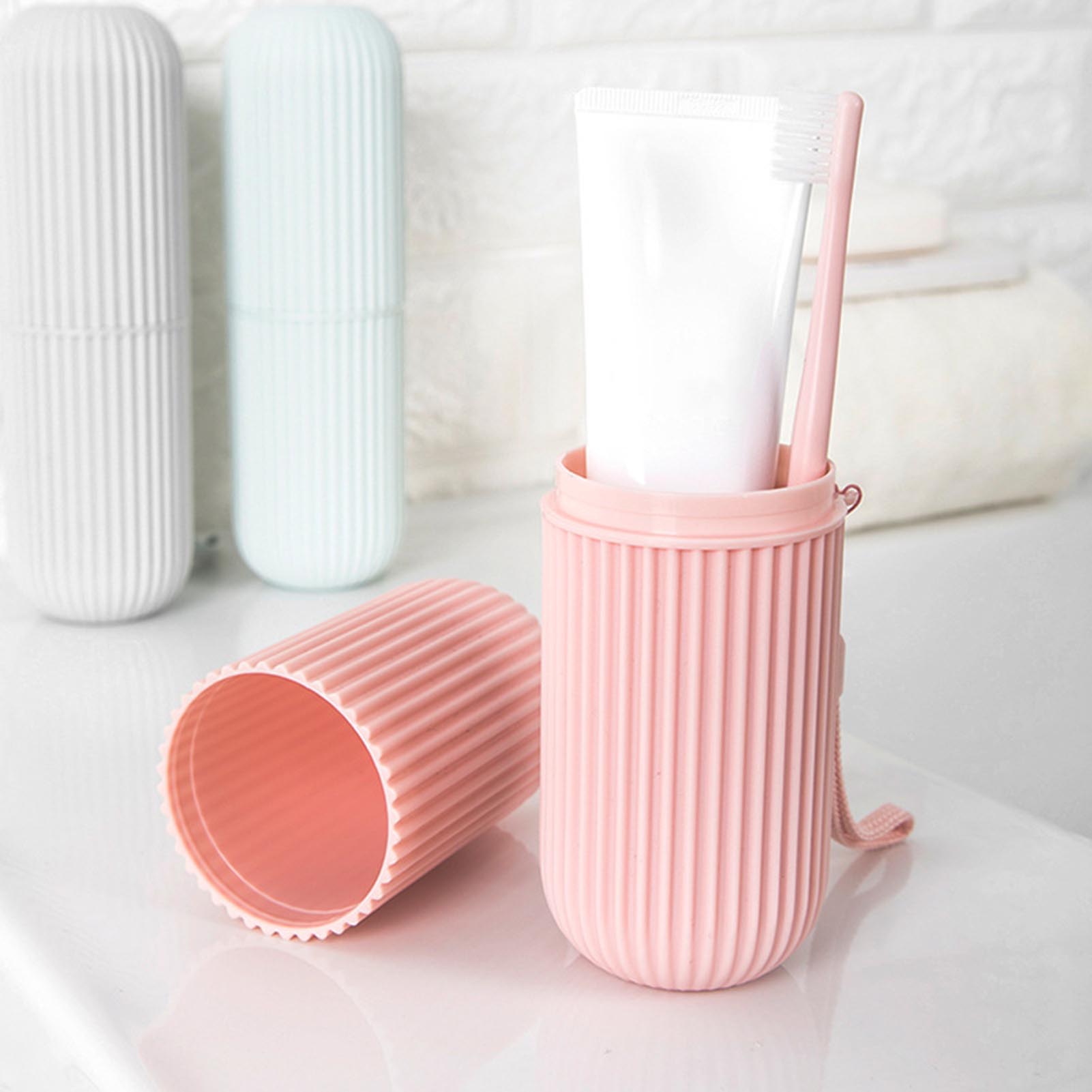 Pink Empty Travel Portable Too - огляд і ціна Home Edit Bathroom Storage