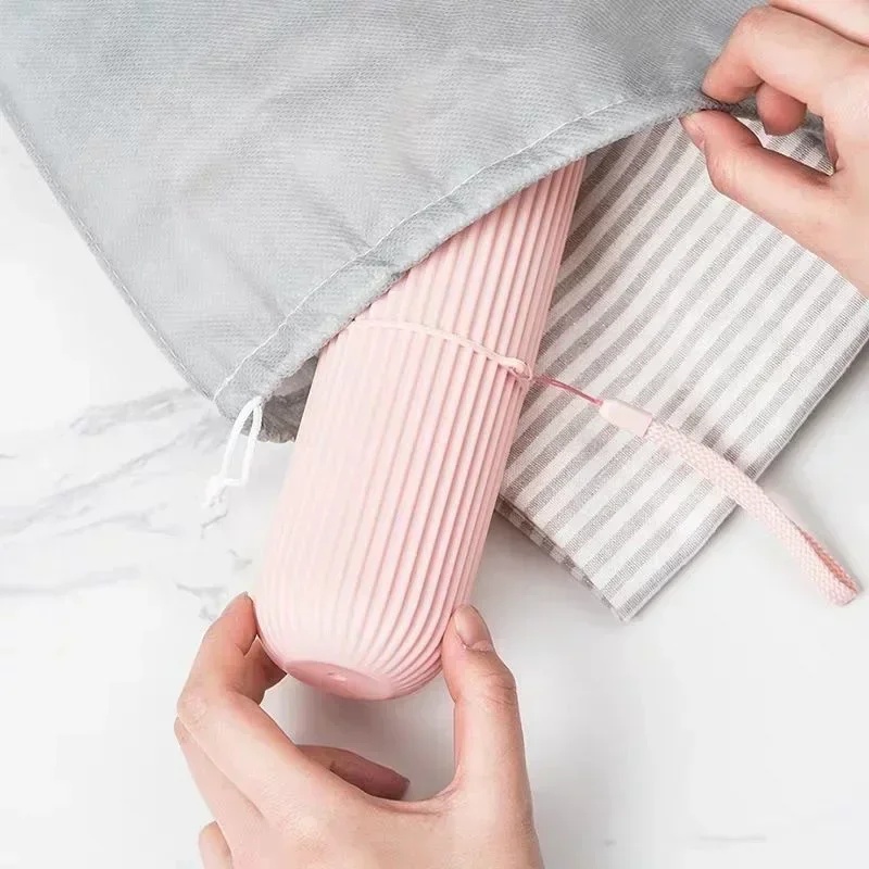1/2pcs Portable Toothbrush Cup - огляд і ціна Home Edit Bathroom Storage