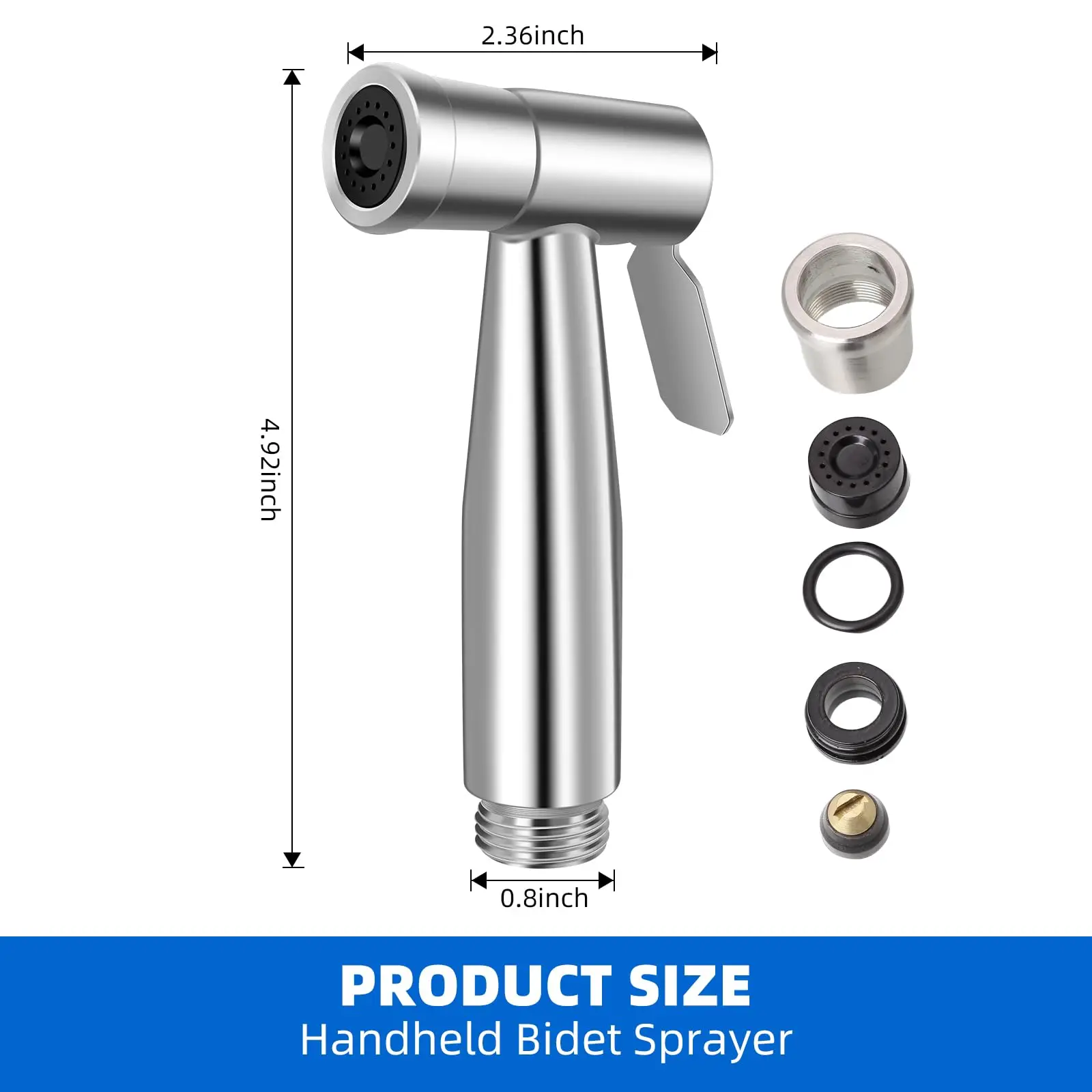 Portable Handheld Bidet Spraye - огляд і ціна Plunger Toilet