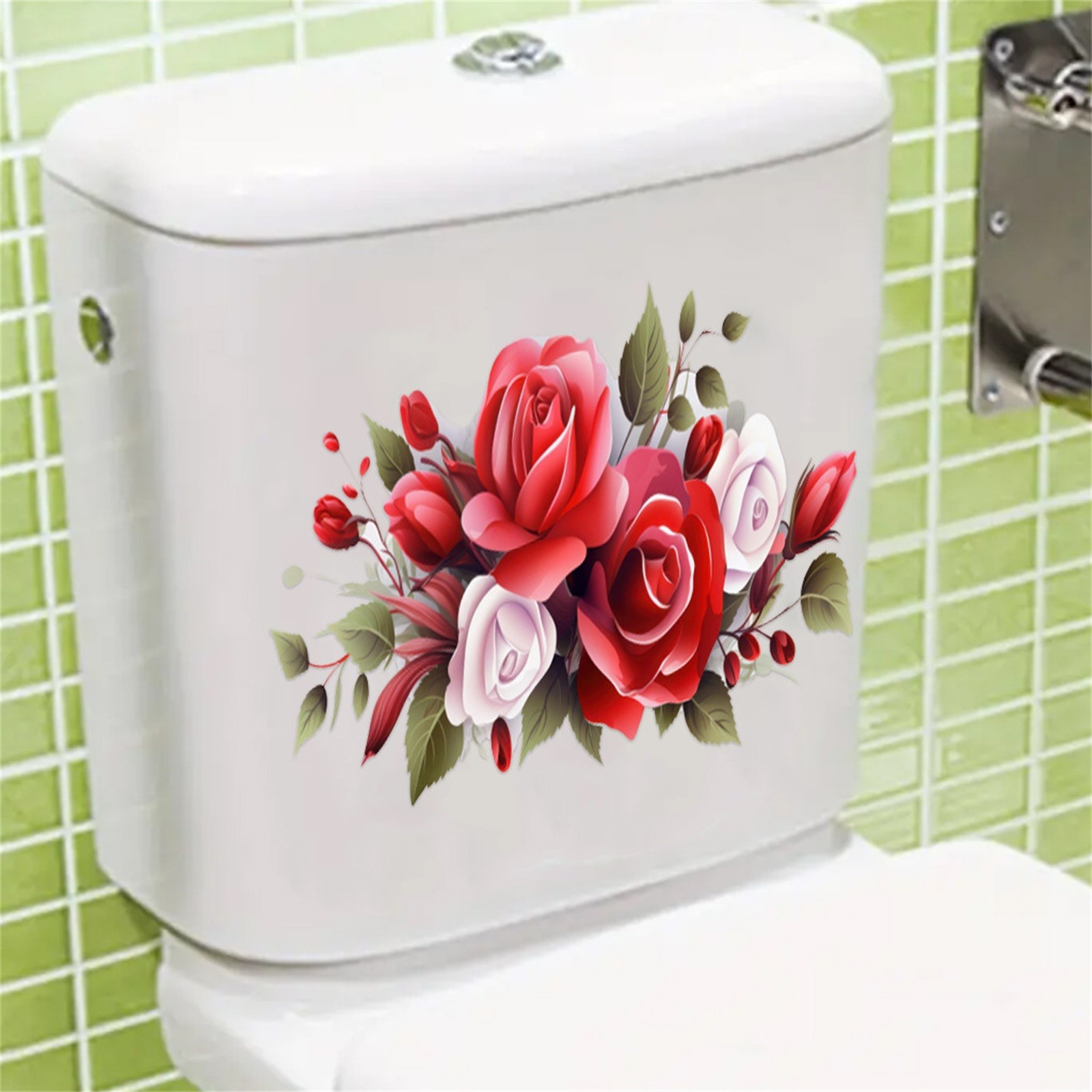 Valentine'S Day Red Rose Wall  - огляд і ціна Home Bathroom Trends